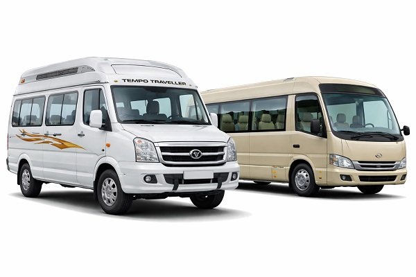 tempo traveller mini bus